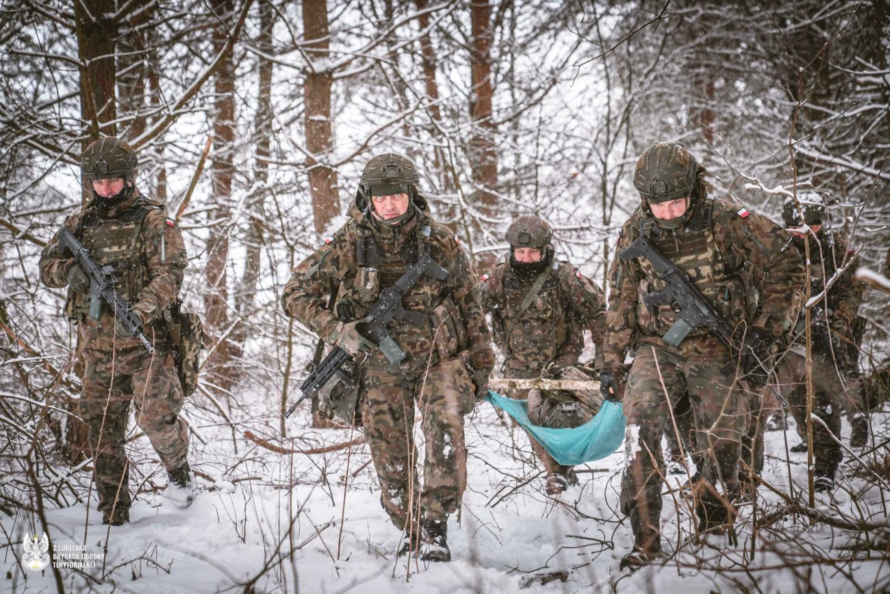 Zimowe szkolenie terytorialsów z Bezwoli