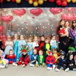 Walentynkowy bal karnawałowy w Przedszkolu Zaczarowana Kraina w Rakowiskach