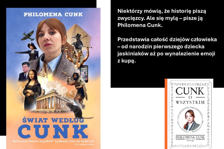 Kącik książkowy: Philomena Cunk, czyli lekcja historii, jakiej jeszcze nigdy nie było