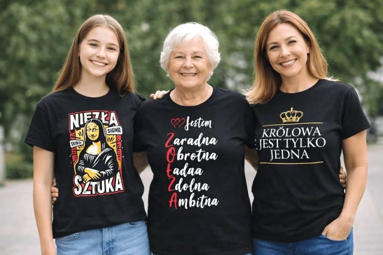 Modne prezenty na Dzień Kobiet – koszulki i bluzy z nadrukiem