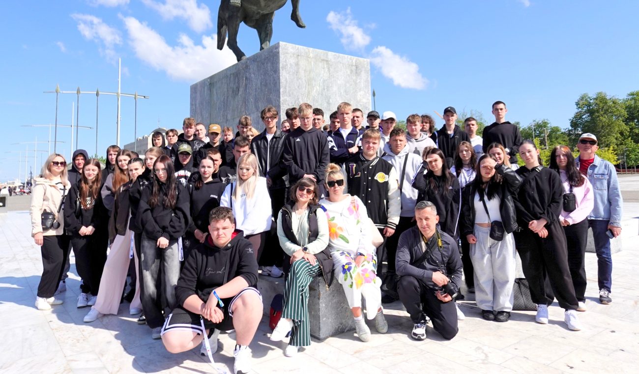 Kierunek Grecja! Przyszli kolejarze i logistycy z Małaszewicz podbijają Europę z Erasmusem