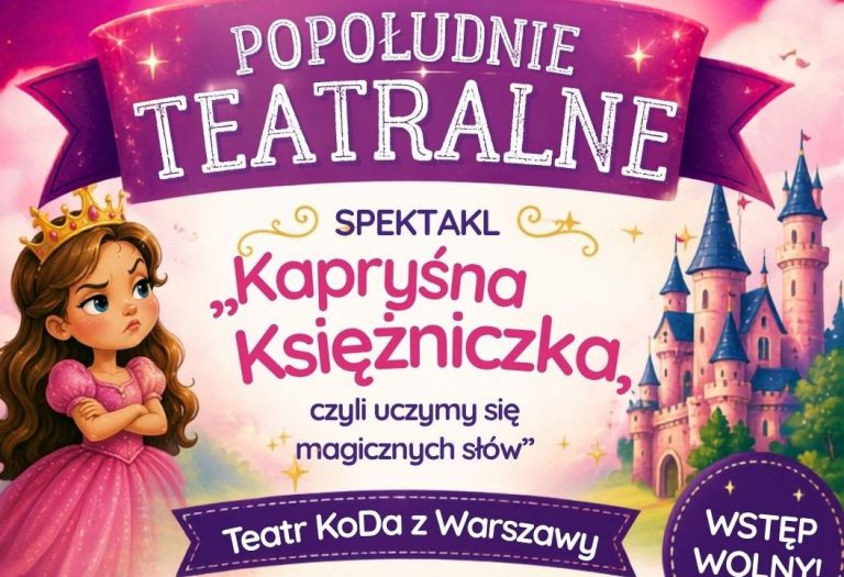 Teatr z Warszawy zawita do Małaszewicz. Bezpłatny spektakl i atrakcje dla najmłodszych