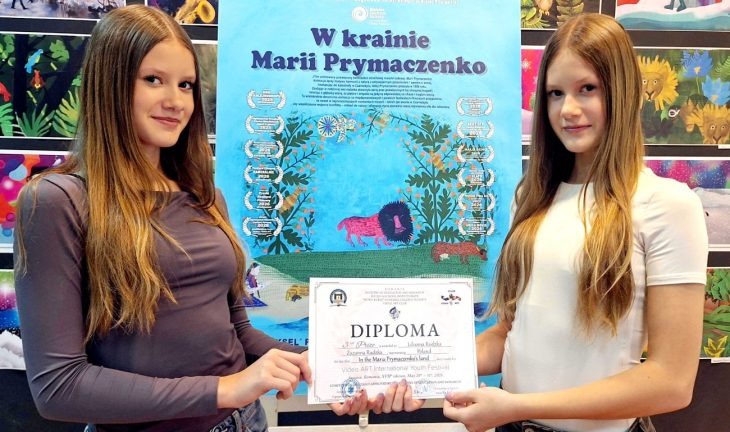 Międzynarodowy sukces sióstr z Białej Podlaskiej! Film animowany pracowni Piksel na podium festiwalu w Rumunii