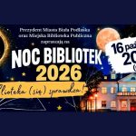 Magda Stachula, speed dating z autorami i abolicja. Noc Bibliotek 2026 w Białej Podlaskiej [PROGRAM]